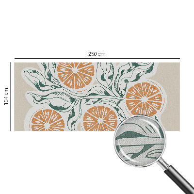 Hochwertige Bildtapete Fruchtmuster