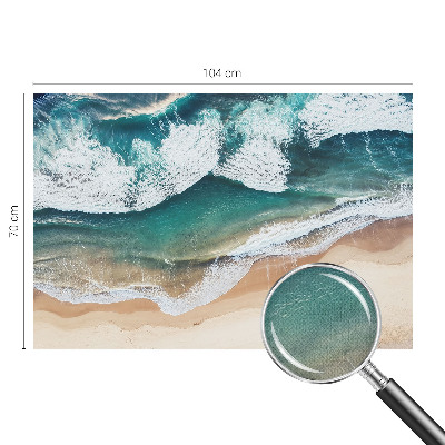 Selbstklebende Fototapete Meereswellen