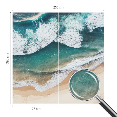 Selbstklebende Fototapete Meereswellen