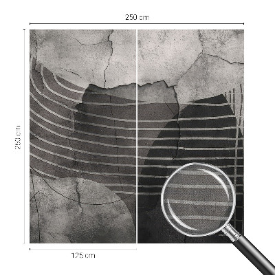 Selbstklebende Fototapete fürs Wohnzimmer Abstrakte Linien