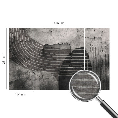 Selbstklebende Fototapete fürs Wohnzimmer Abstrakte Linien