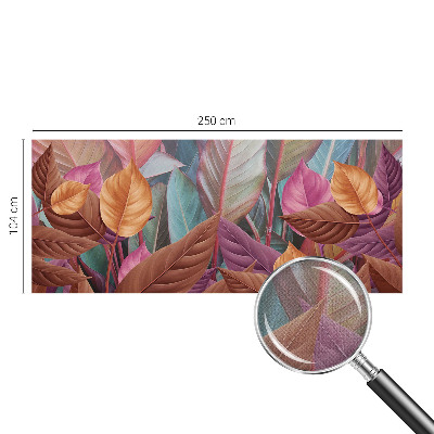 3D-Fototapete Bunte Blätter