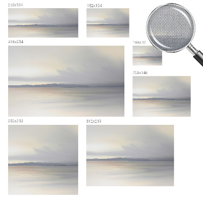 Selbstklebende Fototapete fürs Schlafzimmer Harmonische Landschaft