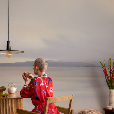 Selbstklebende Fototapete fürs Schlafzimmer Harmonische Landschaft