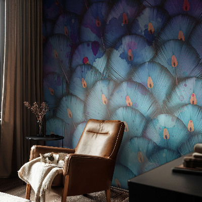 Fototapete nach Maß Bunte Federn