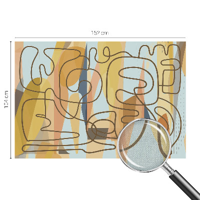 Motivtapete nach Maß Abstrakte Formen