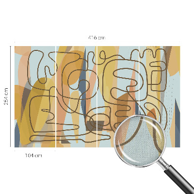 Motivtapete nach Maß Abstrakte Formen