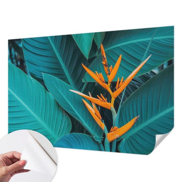 Motivtapete fürs Wohnzimmer Laubblüten