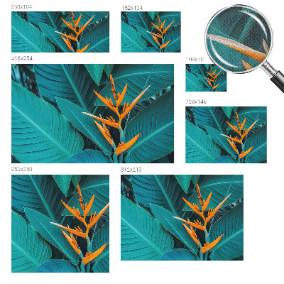 Motivtapete fürs Wohnzimmer Laubblüten