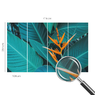 Motivtapete fürs Wohnzimmer Laubblüten