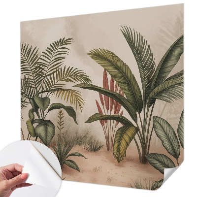 Selbstklebende Fototapete für die Wand Pflanzenmotiv