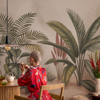 Selbstklebende Fototapete für die Wand Pflanzenmotiv