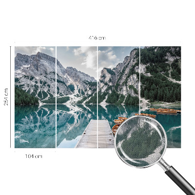 Selbstklebende Fototapete Bergpanorama