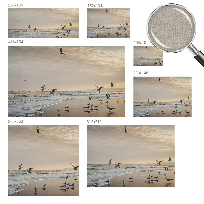 Vintage tapete Ruhe am Meer