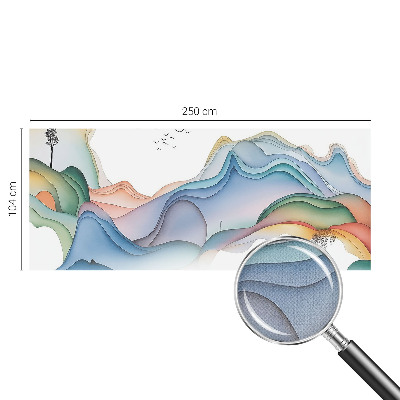 Selbstklebende Fototapete fürs Wohnzimmer Traumlandschaft