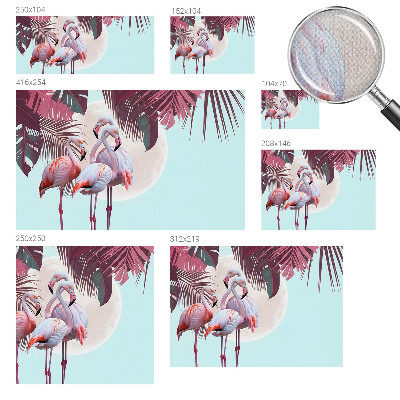 3D-Fototapete Exotische Vögel