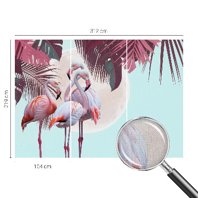 3D-Fototapete Exotische Vögel