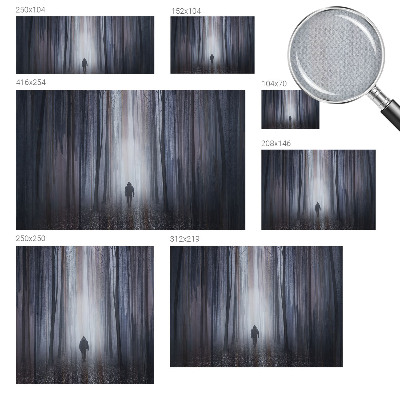 Selbstklebende Fototapete fürs Kinderzimmer Stille des Waldes