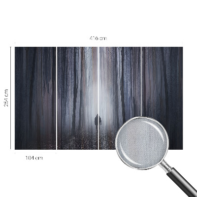 Selbstklebende Fototapete fürs Kinderzimmer Stille des Waldes