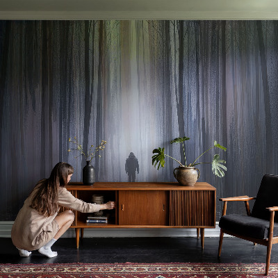 Selbstklebende Fototapete fürs Kinderzimmer Stille des Waldes