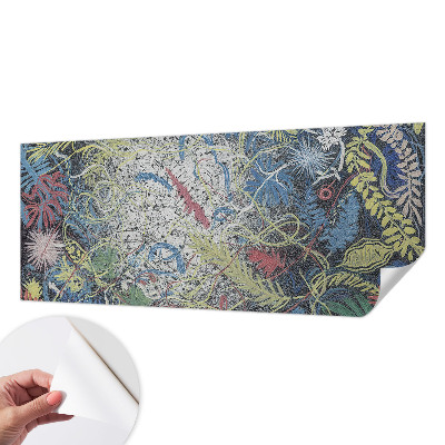 Motivtapete fürs Wohnzimmer Pflanzenwirbel