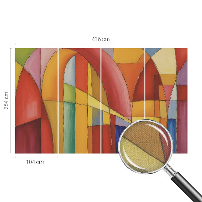 Moderne Fototapete nach Maß Energieformen