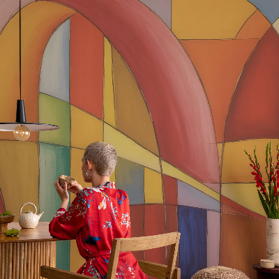 Moderne Fototapete nach Maß Energieformen