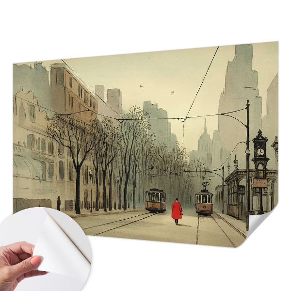 Selbstklebende Fototapete für die Wand Urbane Symmetrie