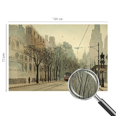 Selbstklebende Fototapete für die Wand Urbane Symmetrie