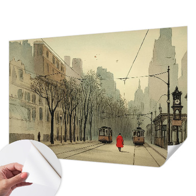 Selbstklebende Fototapete für die Wand Urbane Symmetrie