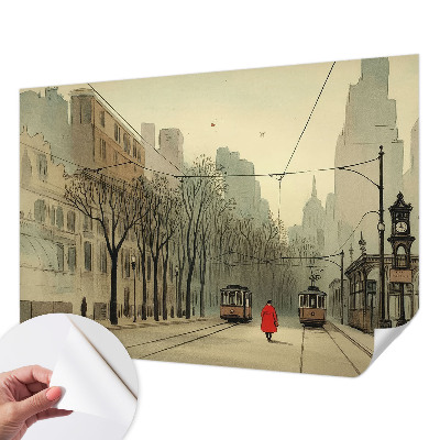 Selbstklebende Fototapete für die Wand Urbane Symmetrie