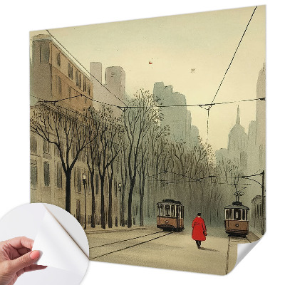 Selbstklebende Fototapete für die Wand Urbane Symmetrie