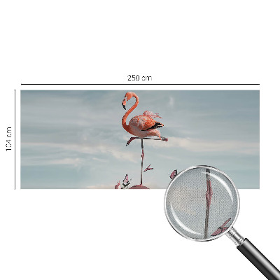 Selbstklebende Fototapete Eleganter Flamingo
