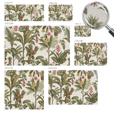 Selbstklebende Fototapete fürs Wohnzimmer Exotische Natur