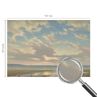 Selbstklebende Fototapete fürs Schlafzimmer Ein ruhiges Ufer