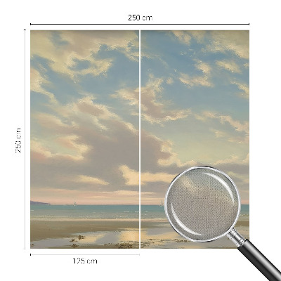 Selbstklebende Fototapete fürs Schlafzimmer Ein ruhiges Ufer