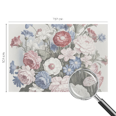 3D-Fototapete Bunter Blumenstrauß