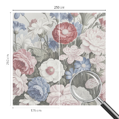 3D-Fototapete Bunter Blumenstrauß