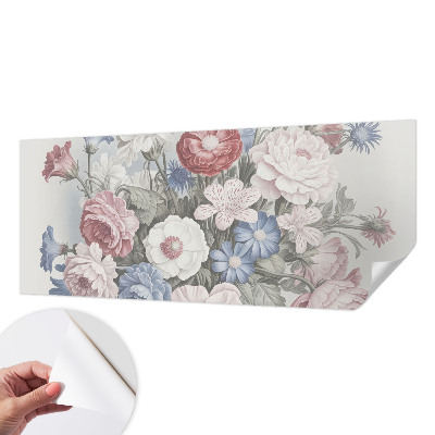 3D-Fototapete Bunter Blumenstrauß