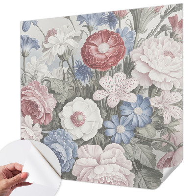 3D-Fototapete Bunter Blumenstrauß