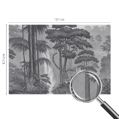 Fototapete in 3D-Optik Tropischer Dschungel