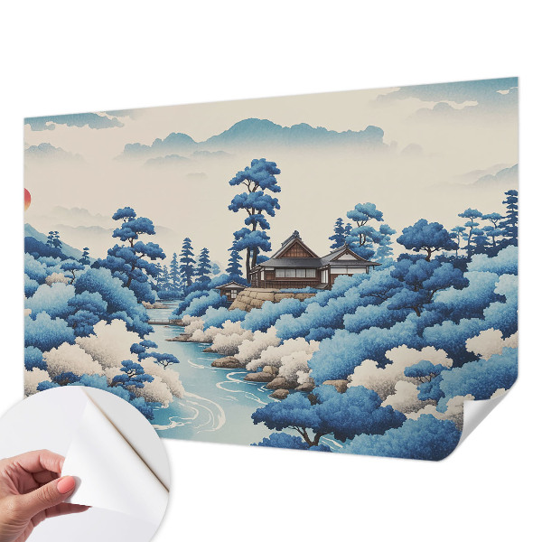 3D-Fototapete fürs Schlafzimmer Friedliche Natur