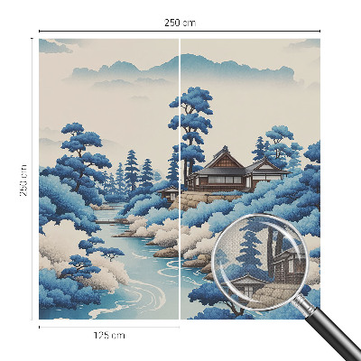 3D-Fototapete fürs Schlafzimmer Friedliche Natur