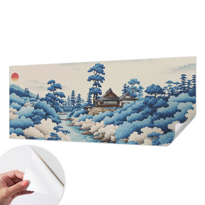 3D-Fototapete fürs Schlafzimmer Friedliche Natur