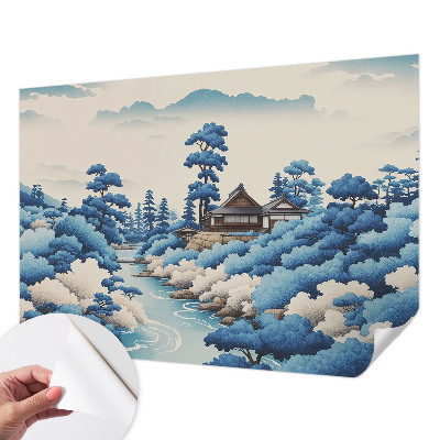 3D-Fototapete fürs Schlafzimmer Friedliche Natur