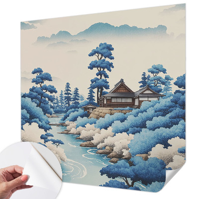 3D-Fototapete fürs Schlafzimmer Friedliche Natur