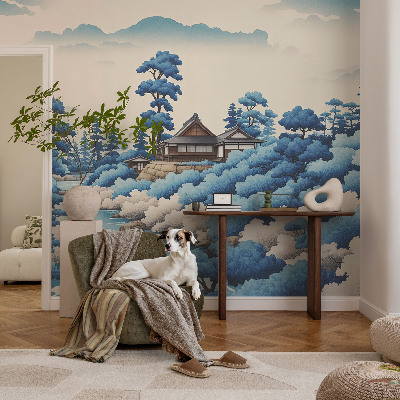 3D-Fototapete fürs Schlafzimmer Friedliche Natur