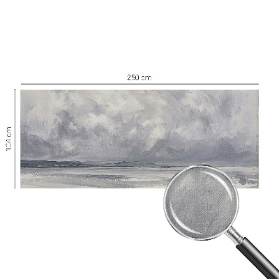 3D-Fototapete fürs Wohnzimmer Ein Sturm am Horizont