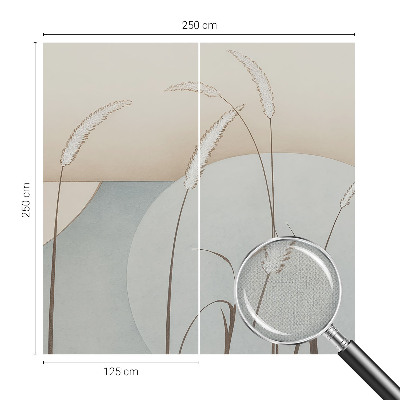 Vintage tapete Sanfte Gräser