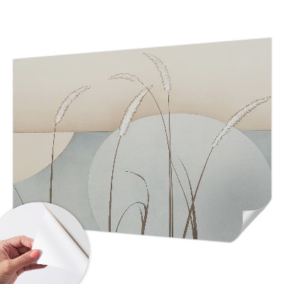 Vintage tapete Sanfte Gräser